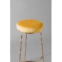 Barkruk Alice + kussen goud