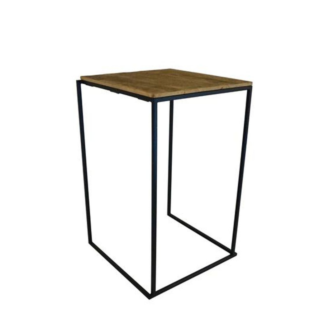 Statafel kubo zwart - hout