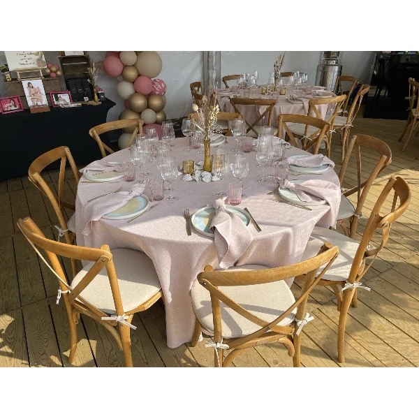 Ronde Tafel 180 + linnen